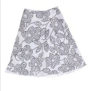 WHBM Floral skirt with tiny bead details.